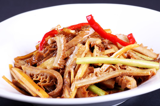 小炒牛肚絲