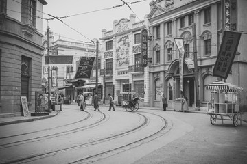 老上海建筑街道