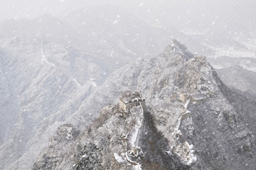 長城雪景