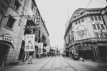 老上海建筑街景