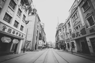 老上海建筑街景