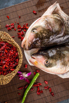 新鮮魚(yú)頭