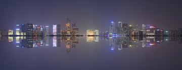 杭州錢江新城全景