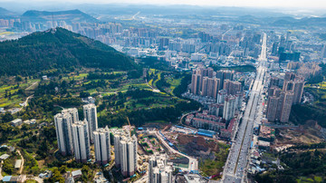 閬中市區(qū)全景