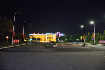 寧夏理工學(xué)院夜景