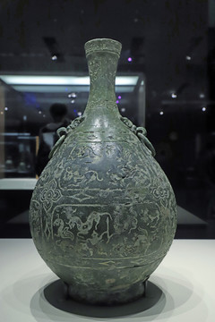 狩獵紋青銅壺