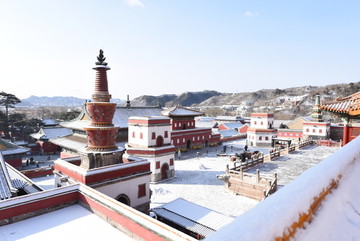 雪中普寧寺