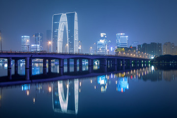 蘇州工業(yè)園區(qū)夜景