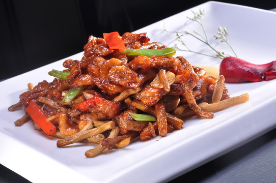 茶樹菇炒肉
