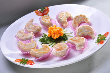 鮮蝦白菜餃