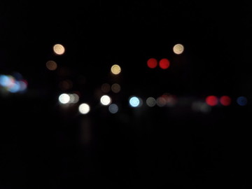 都市夜景光斑