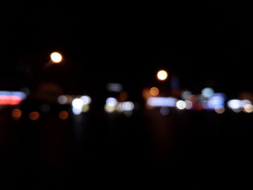 夜景光影光斑