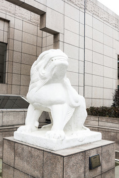 仿唐獅子雕塑