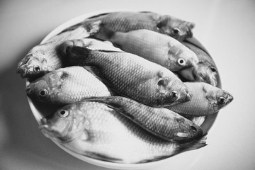 準備烹飪的美食羅非魚
