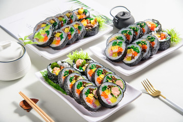 韓國(guó)料理紫菜飯