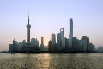 清晨的東方明珠