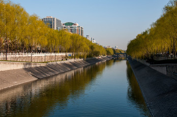 北京西護(hù)城河風(fēng)光