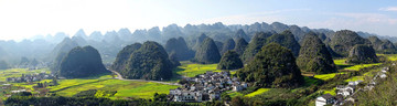 萬(wàn)峰林全景圖