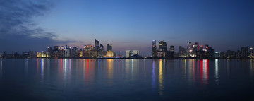 杭州錢江新城全景