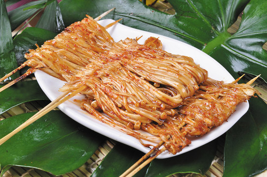 烤金針菇