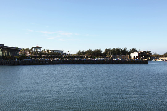 唯美海濱城市風(fēng)光