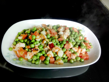 青豆蝦仁