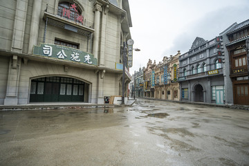 老上海民國建筑街道