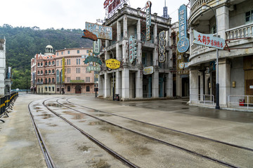老上海民國建筑街道
