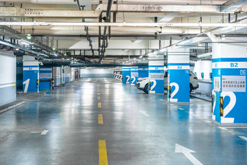 地下停車場