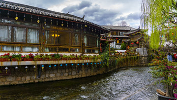麗江古城一角