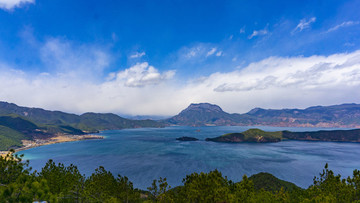 瀘沽湖全景