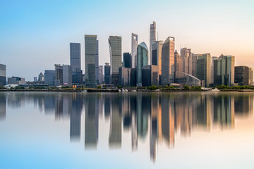 上海建筑景觀和城市天際線