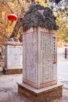 中華精印谷石柱