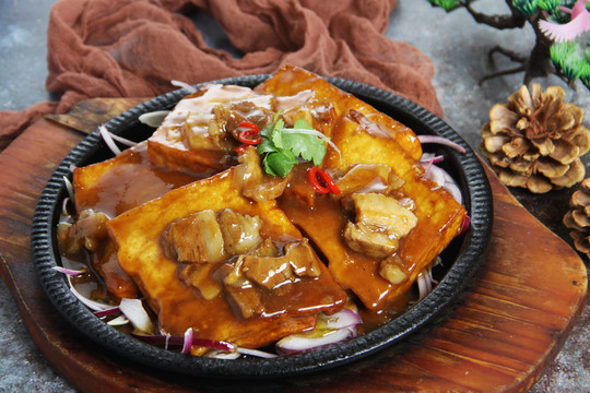 鐵板老廚豆腐