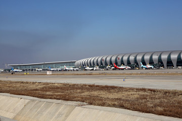 沈陽桃仙國際機(jī)場航站樓全景