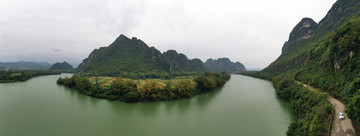 山水河流