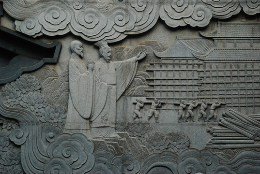 古代浮雕墻