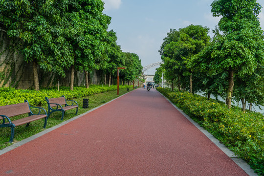 城市公園綠化健身道路