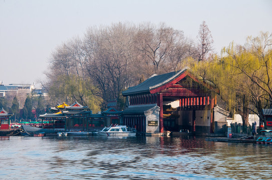 北京北海公園船塢
