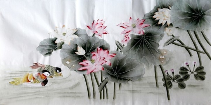 荷花金魚