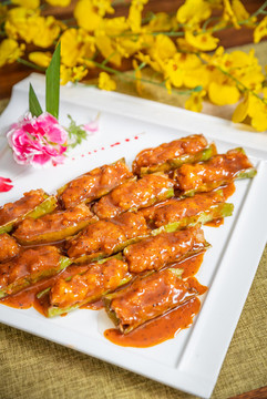 蝦滑釀青椒