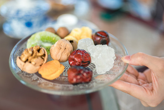 中國紅棗核桃桂圓養(yǎng)生茶