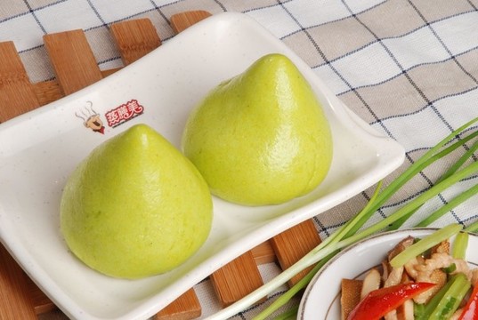 菠菜窩窩頭