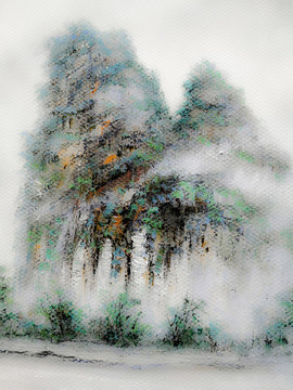 油畫抽象圖案