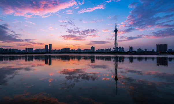 洛河夜景