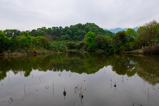湖光山色