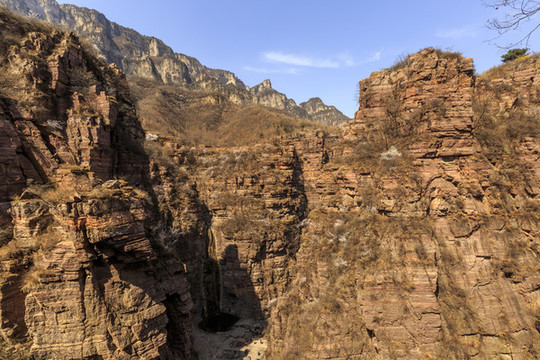 河南省輝縣萬(wàn)仙山風(fēng)景區(qū)自然風(fēng)景