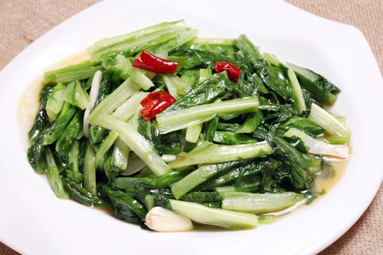 小炒油麥菜