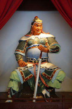 輔文虞祠牛皋塑像