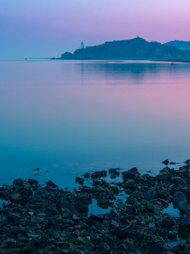 旅順海濱夕陽(yáng)